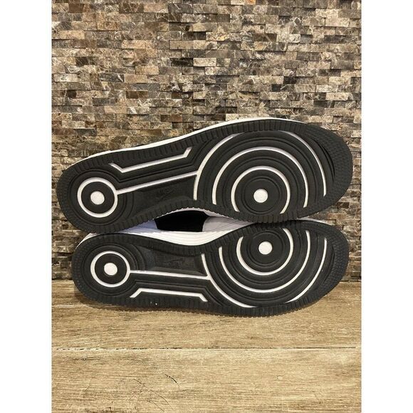 NIKE LUNAR FORCE 1 SP ACRONYM BLCK WHT-GRN-PRPL 698699 002 US MEN SZ 14 - Picture 7 of 10